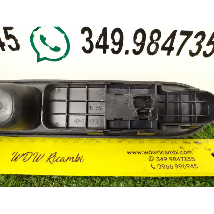 96351625XT PULSANTE PULSANTIERA ALZAVETRO ANTERIORE DESTRO DX PEUGEOT 307 2.0 (2001\2009) 2004