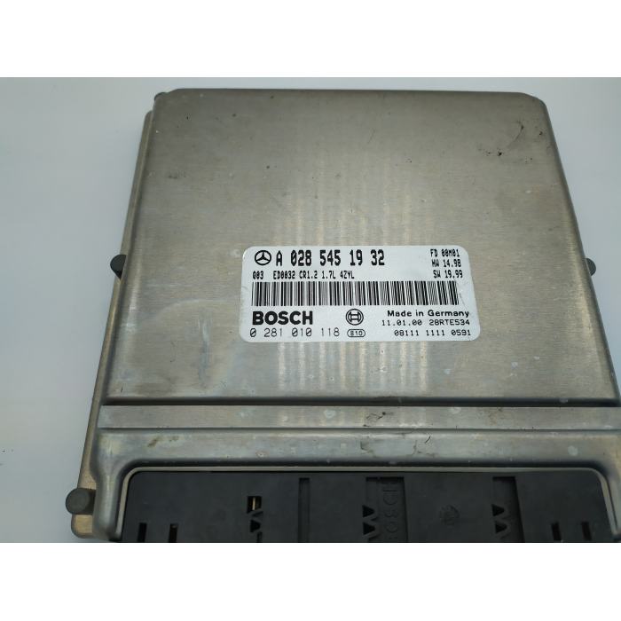 A0285451932 CENTRALINA ECU MOTORE BOSCH MERCEDES CLASSE A (W168) 1.7 170CDI (1997\2004) 2000