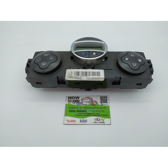 8200501465 CENTRALINA GRUPPO COMANDI CLIMA A\C USATO RENAULT SCENIC 1.9 DCI (2003\2009) 2007