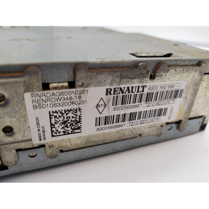 8200562686T RADIO AUTORADIO USATO NO CODICE DI SBLOCCO RENAULT SCENIC 1.9 DCI (2003\2009) 2007