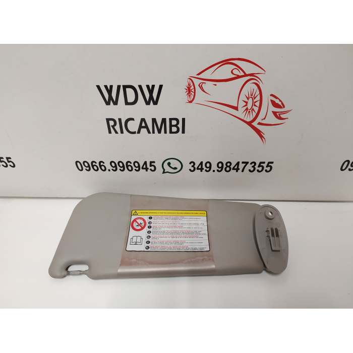 ALETTA PARASOLE LATO DESTRO DESTRA DX LATO PASSEGGERO FIAT GRANDE PUNTO 2005-2012 