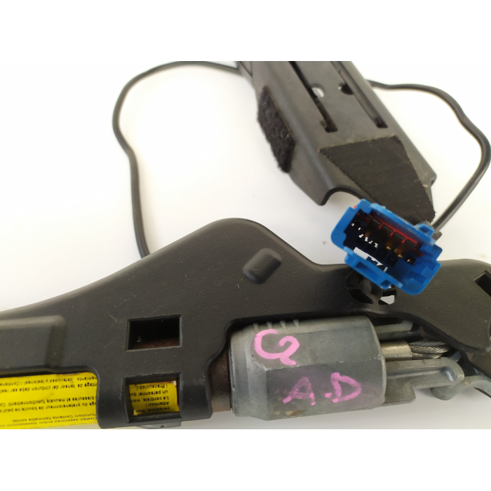 9639873877 PRETENSIONATORE CINTURA DI SICUREZZA LATO ANTERIORE DESTRO DX CITROEN C2 1.1 (2003\2009) 2004