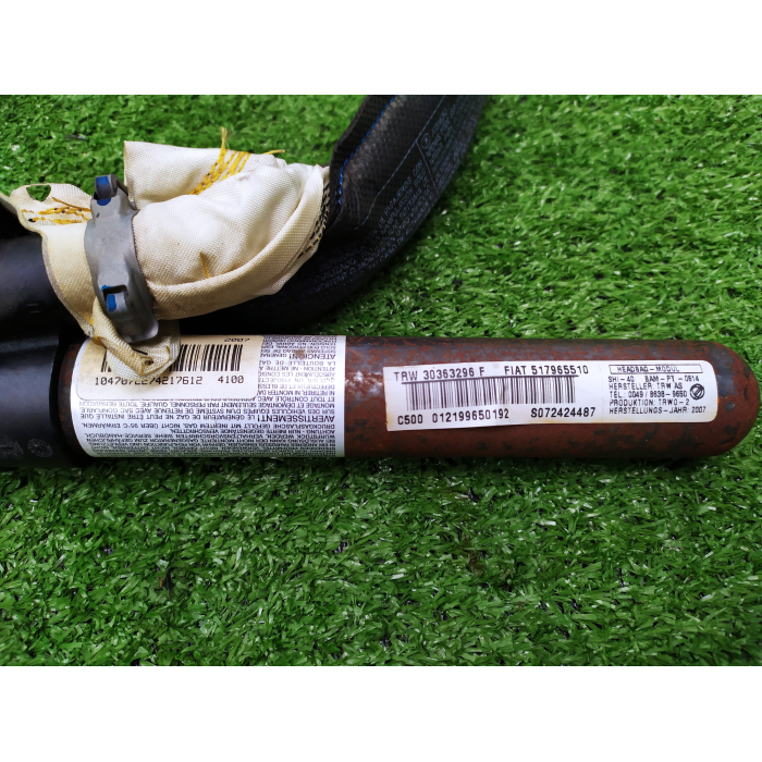 517965510 AIRBAG TENDA TENDINA TETTO LATO ANTERIORE SINISTRO SX FIAT GRANDE PUNTO 1.3 75CV (2005\2011) 2007