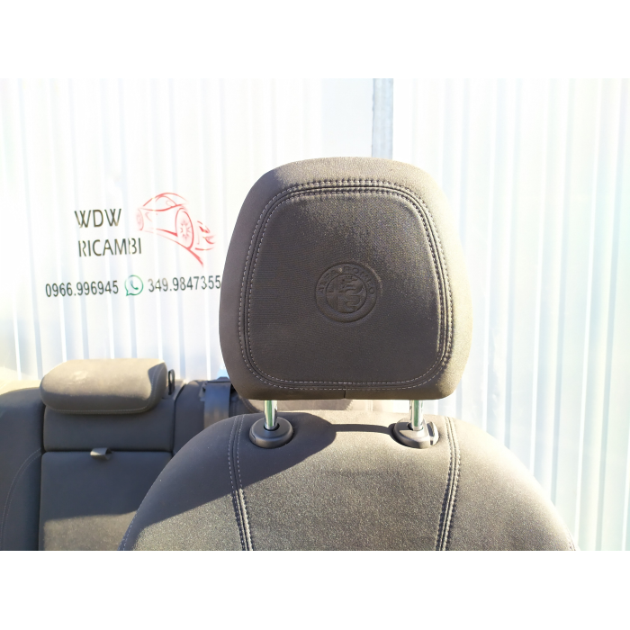 TAPPEZZERIA INTERNI SEDILI ANTERIORI + POSTERIORI ALFA ROMEO STELVIO (949) 2.2D 2016 IN POI > INTERNO 