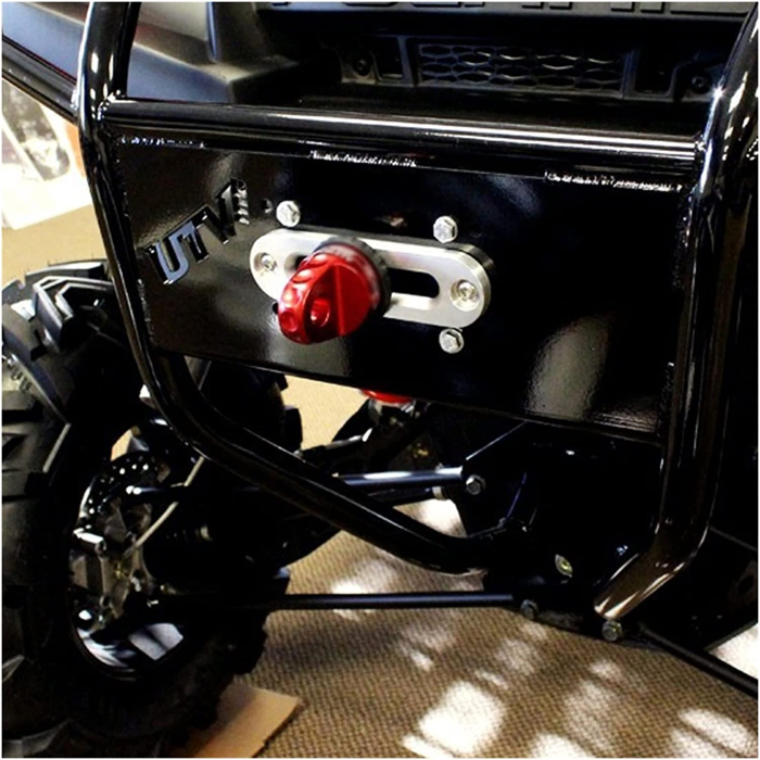 GANCIO VERRICELLO PASSACAVO CONNETTORE CORDA CAVO UNIVERSALE Jeep Offroad ROSSO WRANGLER 