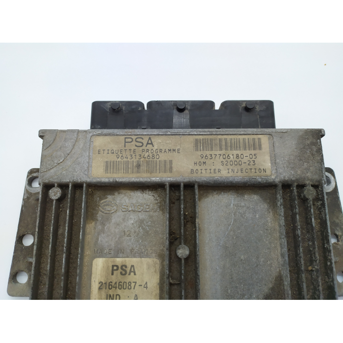 9643134680 CENTRALINA MOTORE INIEZIONE USATO PEUGEOT 206 1.4 (1998\2012) 1999