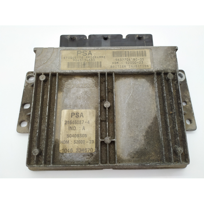 9643134680 CENTRALINA MOTORE INIEZIONE USATO PEUGEOT 206 1.4 (1998\2012) 1999