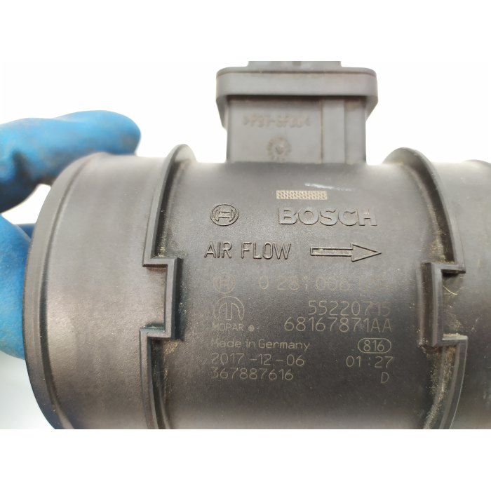 55220715 DEBIMETRO FLUSSOMETRO BOSCH USATO FIAT PUNTO EVO (199) 1.3 \ JEEP COMPASS 2.0
