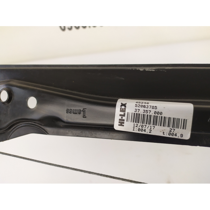 52063785 ALZAVETRO ELETTRICO PORTA ANTERIORE DESTRO DX USATO FIAT DOBLO DOBLO' 1.6 MTJ 2° (DAL 2009 IN POI >)