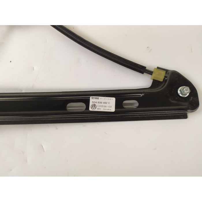 5G4839462C MECCANISMO ALZAVETRO POSTERIORE DESTRO DX USATO VOLKSWAGEN GOLF VII MK7