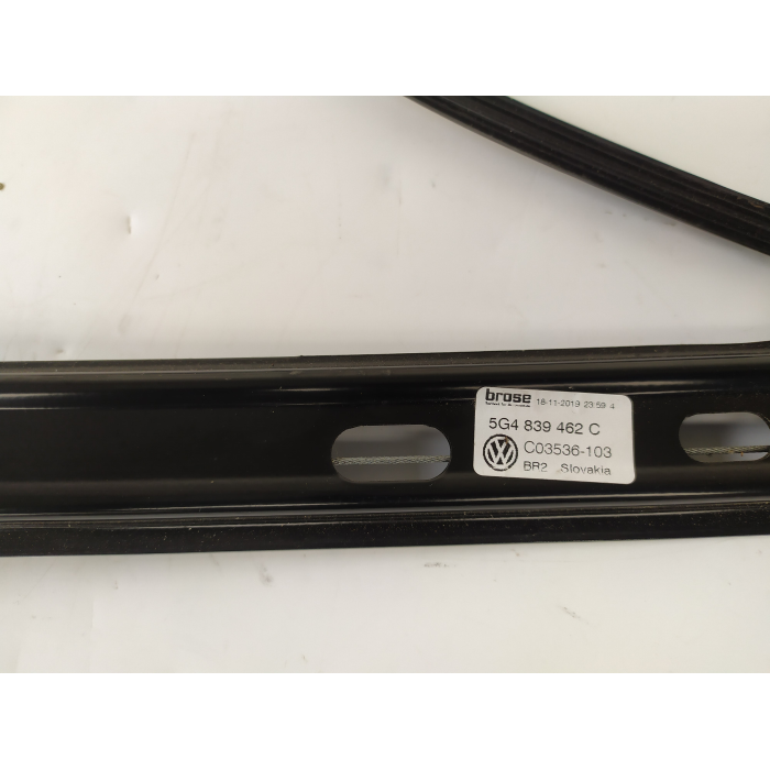 5G4839462C MECCANISMO ALZAVETRO POSTERIORE DESTRO DX USATO VOLKSWAGEN GOLF VII MK7
