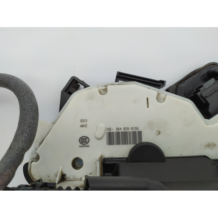 5K4839015Q SERRATURA PORTA POSTERIORE POST SINISTRO SX USATO VOLKSWAGEN VW GOLF 7 VII (2012\2019)