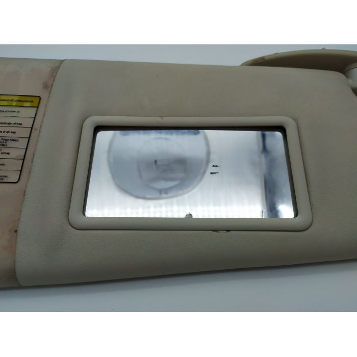 ALETTA PARASOLE LATO DESTRO DX USATO FIAT GRANDE PUNTO (199) 1.3 90CV (2005\2011) 2008