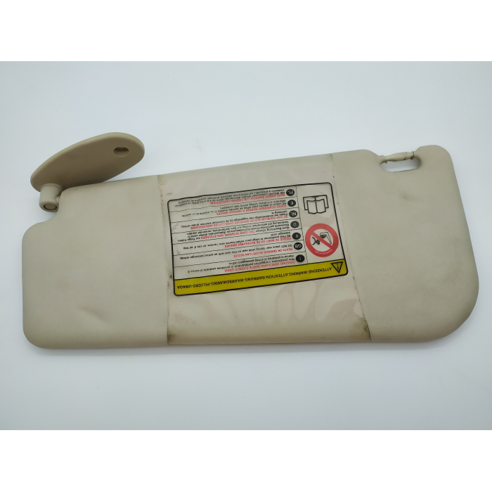 ALETTA PARASOLE LATO DESTRO DX USATO FIAT GRANDE PUNTO (199) 1.3 90CV (2005\2011) 2008