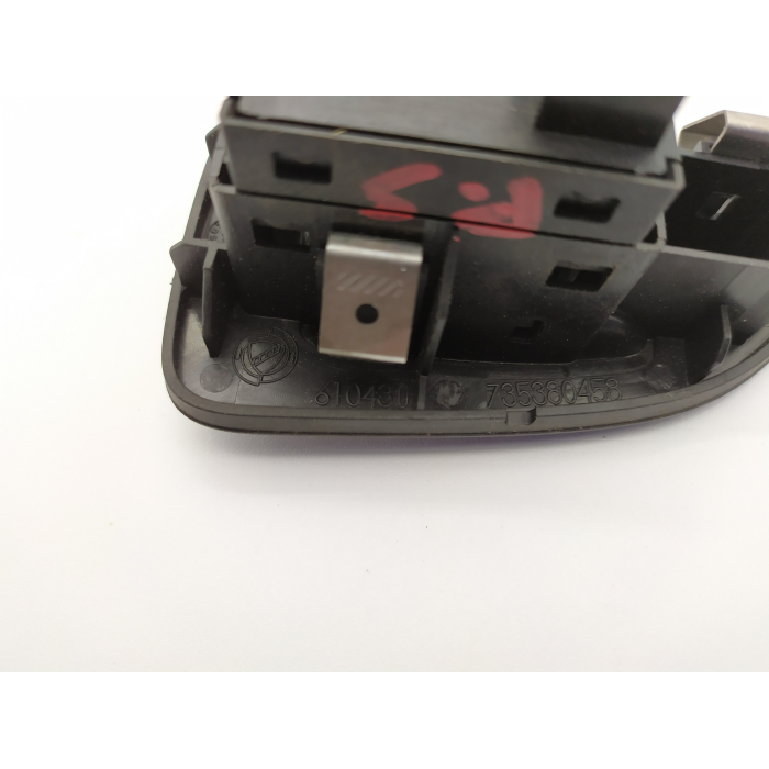 735380458 PULSANTE ALZAVETRO USATO PORTA POSTERIORE SINISTRO SX FIAT BRAVO 1.6 (2007\2014) 2008