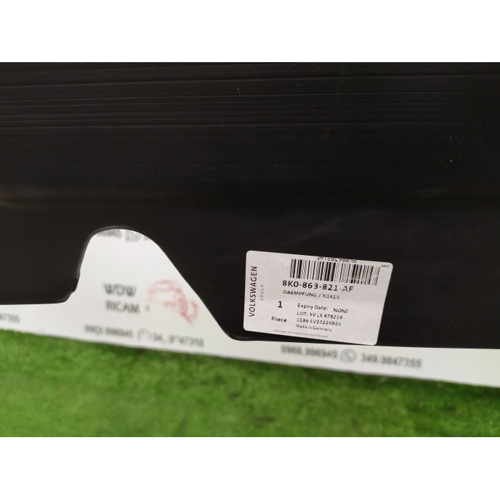 8K0863821AF COPRI MOTORE INFERIORE CARTERINO NUOVO AUDI A4 (B8) SPORTBACK (2007\2016)
