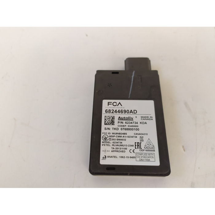 68244690AD CENTRALINA SENSORI DI PARCHEGGIO USATO JEEP COMPASS 2.0 CRD 4X4 (DAL 2016 IN POI >)