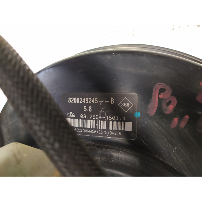 8200249245B SERVOFRENO POMPA FRENO FRENI USATO RENAULT CLIO 3° 1.2 (2005\2013) 2008