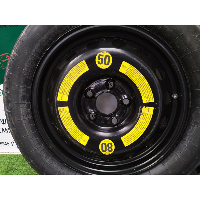 7L0601027A KIT  RUOTA CERCHIO DI SCORTA USATO 6 1\2JX18H2 ET53 5 FORI DA 18 VW TOUAREG \ AUDI Q7