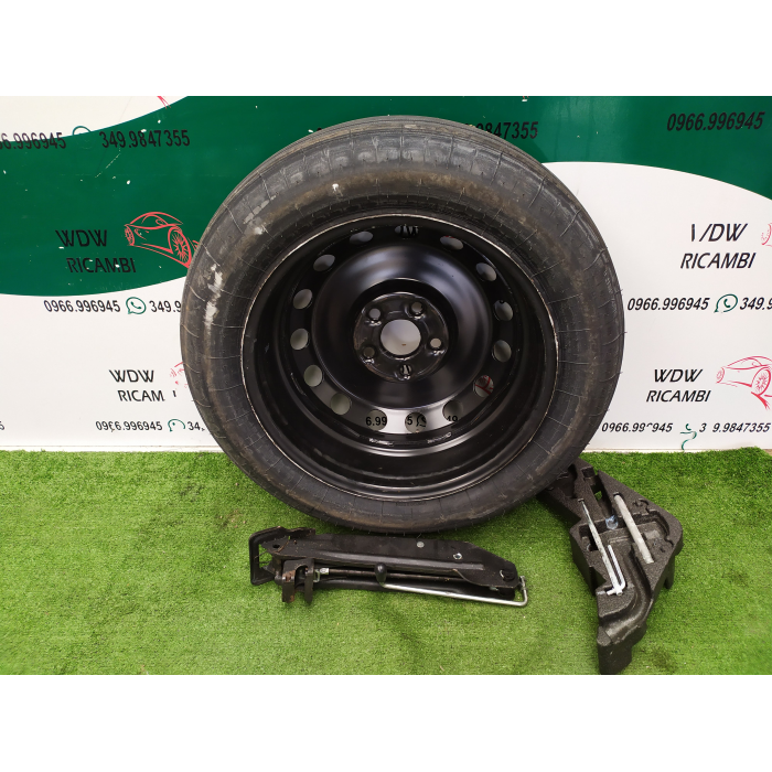 7L0601027A KIT  RUOTA CERCHIO DI SCORTA USATO 6 1\2JX18H2 ET53 5 FORI DA 18 VW TOUAREG \ AUDI Q7