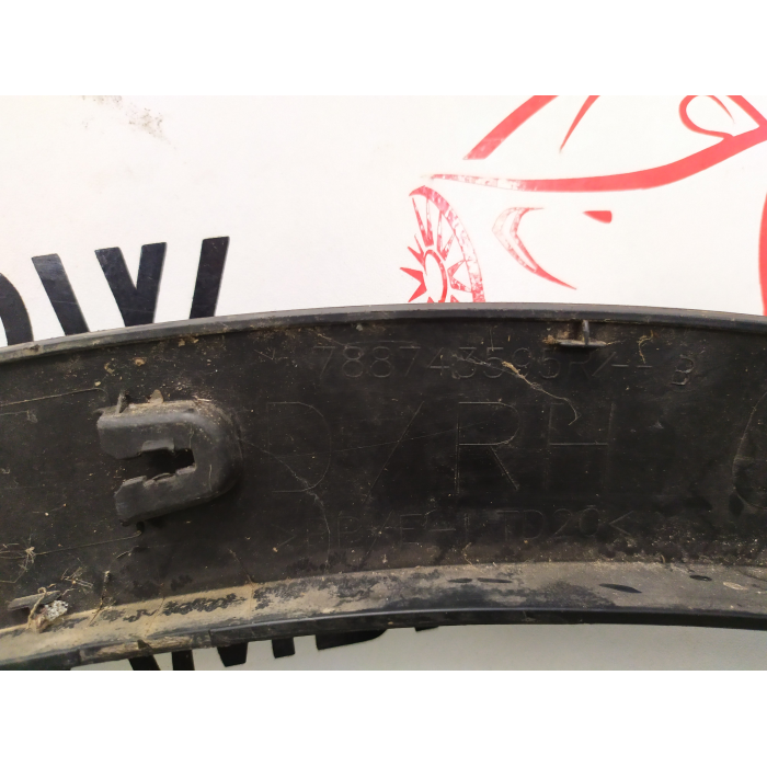 788743595R CORNICE MASCHERINA PARAFANGO POSTERIORE DESTRO DX USATO RENAULT KADJAR (HA \ HL) (DAL 2015 IN POI >)