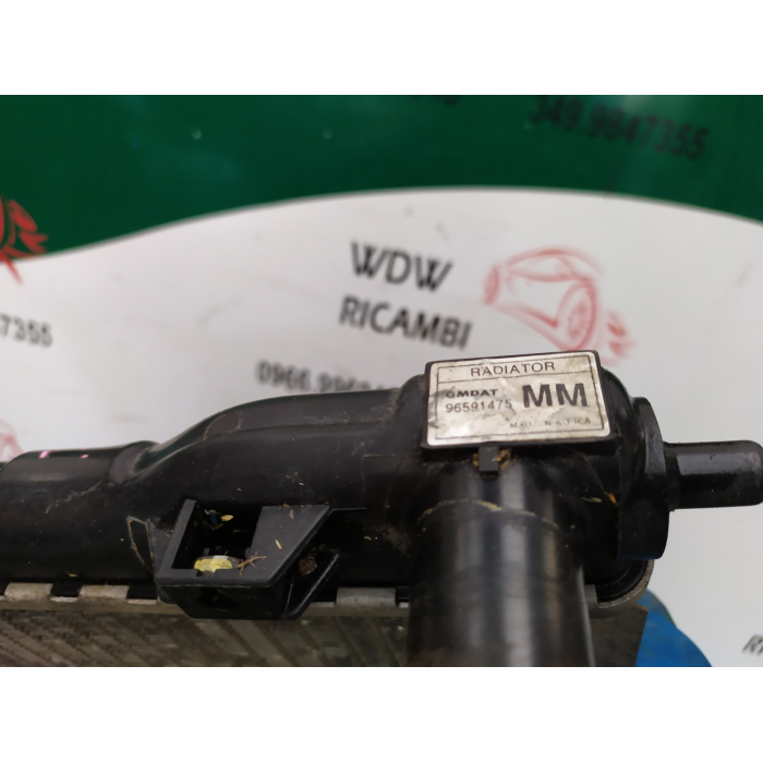 96591475 RADIATORE ACQUA LIQUIDO RAFFREDDAMENTO MOTORE USATO CHEVROLET MATIZ 1.0 48KW (2005\2010)