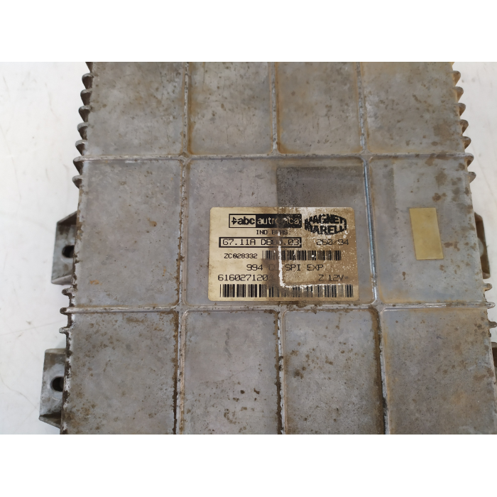 616027120 CENTRALINA MOTORE INIEZIONE USATO FIAT UNO 1.0 (1989\1995) 1990