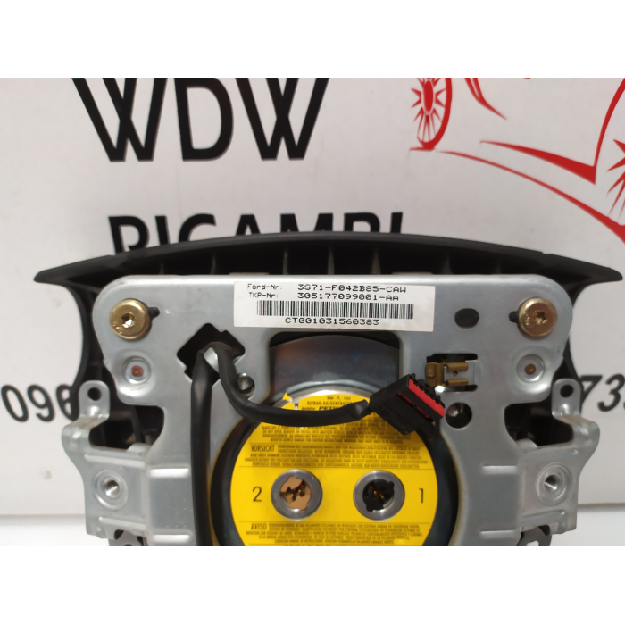 3S71-F042B85-CAW AIRBAG VOLANTE STERZO FORD MONDEO 2000 AL 2007 305177099001-AA