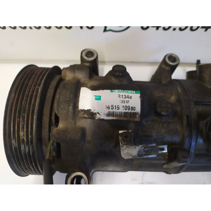 9651910980 COMPRESSORE ARIA CONDIZIONATA A\C CITROEN C4 1.6 2006 > / PEUGEOT 207 1.4 