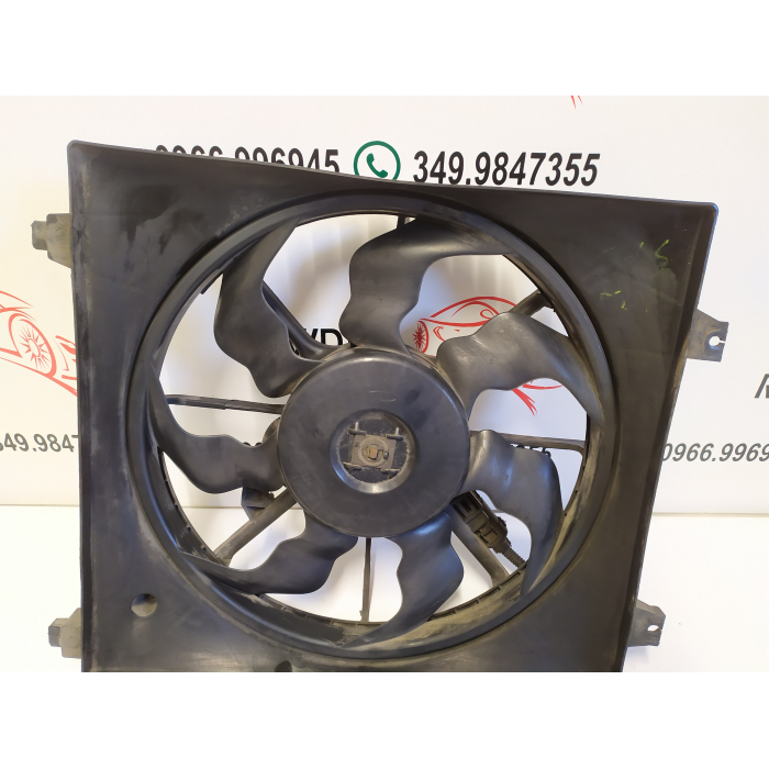 VENTOLA RADIATORI ELETTROVENTOLA RADIATORE HYUNDAI SANTA FE 2.2 16V 150CV 2006 - 2012