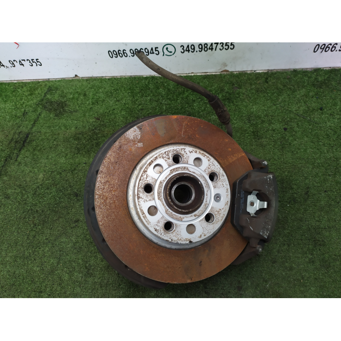 MOZZO FUSELLO COMPLETO DI DISCO E PINZA ANTERIORE ANT DESTRO DX AUDI A3 1.9 105CV 2008-2013 