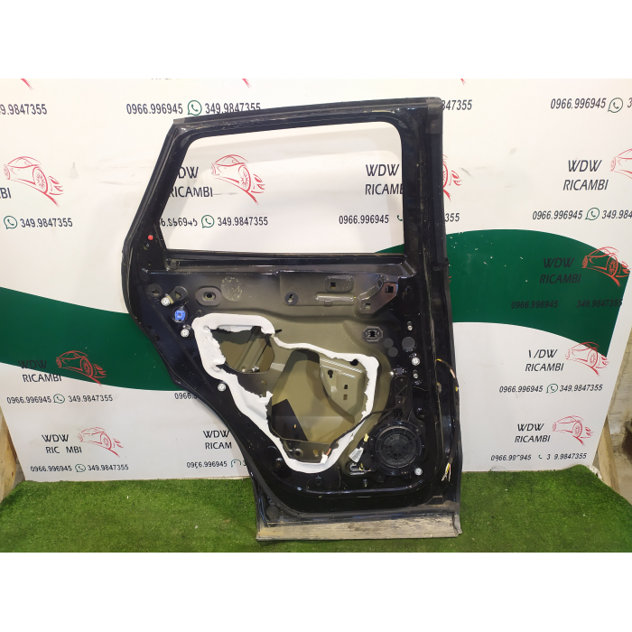 PORTIERA PORTA SPORTELLO POSTERIORE POST SINISTRA SX OPEL GRANDLAND X 2017 - 2024 NERA  