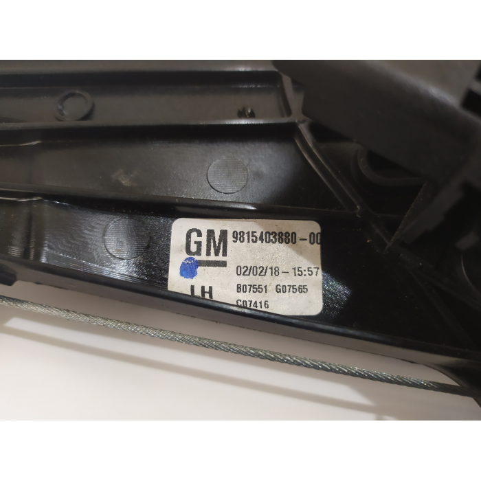 9815642880 ALZAVETRO MOTORINO ELETTRICO PORTA POSTERIORE SINISTRO SX USATO OPEL GRANDLAND X (DAL 2017 IN POI >)