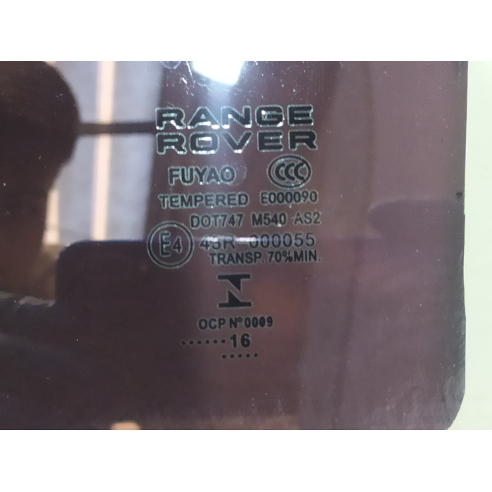 VETRO SCENDENTE OSCURATO POSTERIORE SINISTRO SX RANGE ROVER EVOQUE L538 1° (2011\2018) 2016