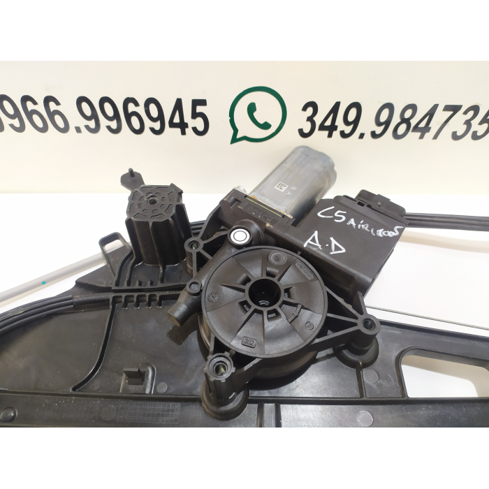 9829482280 ALZAVETRO ELETTRICO PORTA ANTERIORE DESTRO DX USATO CITROEN C5 AIRCROSS (DAL 2017 IN POI >)