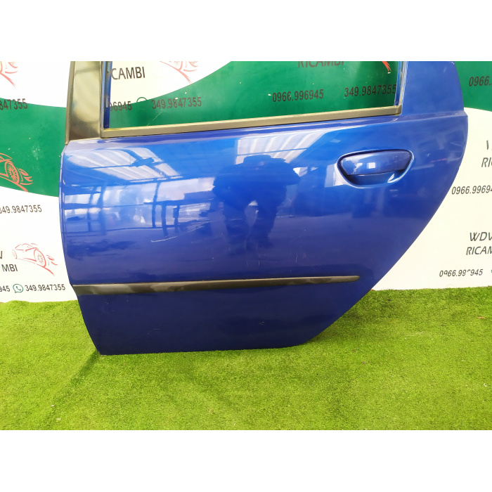 PORTA PORTIERA SPORTELLO POSTERIORE POST SINISTRA SINISTRO SX FIAT PUNTO 188 1.9 (2003\2007) BLU 