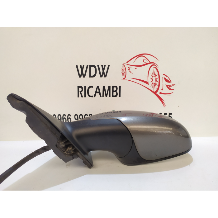 876047 SPECCHIO SPECCHIETTO MANUALE PORTA ANTERIORE SINISTRO SX USATO SEAT IBIZA 1.4 16V (2002\2009) 2002