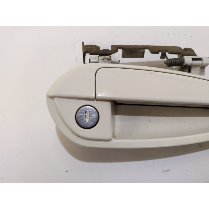 MANIGLIA ESTERNA PORTA ANTERIORE DESTRO DX USATO BIANCO FIAT GRANDE PUNTO (199) 1.3 90CV (2005\2011) 