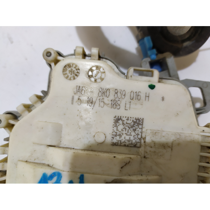 8K0839016H ART.25587 SERRATURA CHIUSURA PORTA POSTERIORE DESTRO DX USATO AUDI A3 8V (2012\2019) 2016