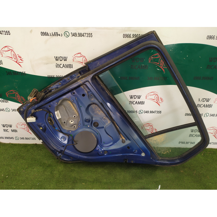 PORTA PORTIERA SPORTELLO POSTERIORE POST DESTRO DX VW GOLF V 5 2003 - 2008 BLU COMPLETA 