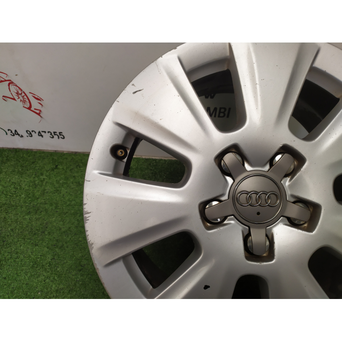 8P0601025BJ ART.25882 1 CERCHIO IN LEGA DA 16 5 FORI USATO AUDI A3 8P 1.9 (2008/2013) 2009 