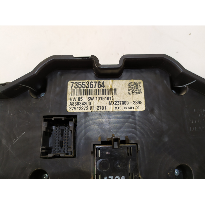 735536764 CENTRALINA GRUPPO COMANDI CLIMA A\C AUTOMATICO USATO FIAT PANDA (312\319) 1.3 (DAL 2012 IN POI >)