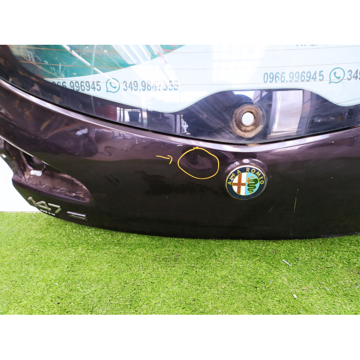 PORTELLONE COFANO BAULE POSTERIORE POST USATO NERO ALFA ROMEO 147 1.6 (2000\2010)