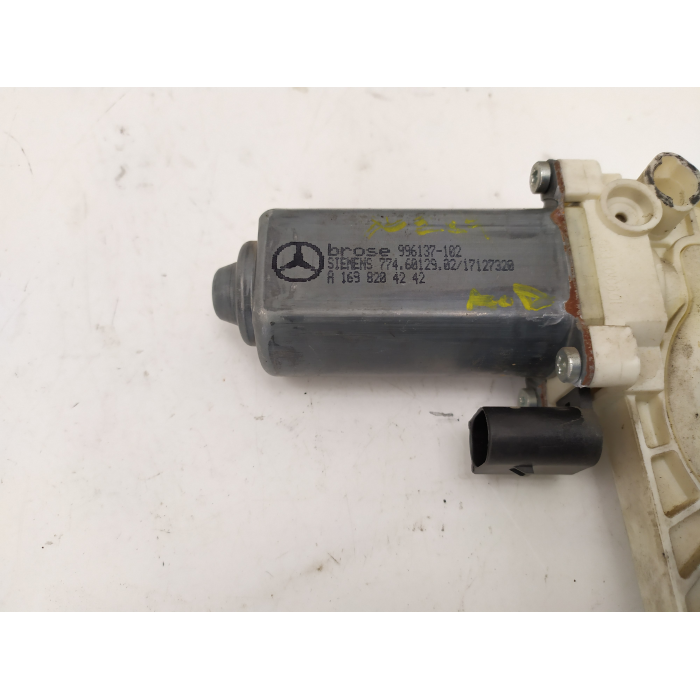A1698204242 MOTORINO ALZAVETRO PORTA ANTERIORE DESTRO DX USATO MERCEDES CLASSE A (W169)
