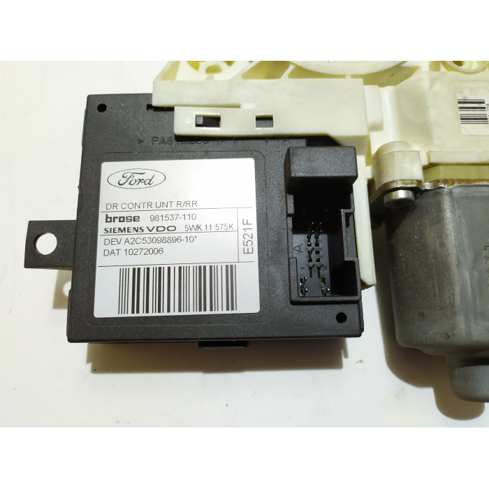 981537-110 MOTORINO ALZAVETRO PORTA POSTERIORE DESTRO DX USATO FORD FOCUS SW 1.6 (2004\2011)
