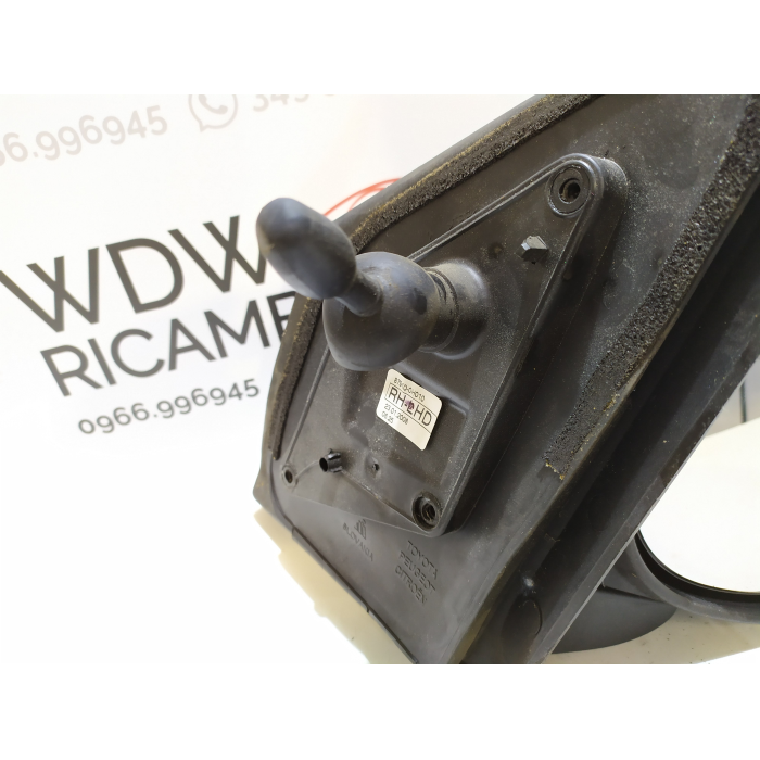 87910-0H010 SPECCHIO SPECCHIETTO MANUALE LATO DESTRO DX USATO PEUGEOT 107 1.0 (2005\2014) 