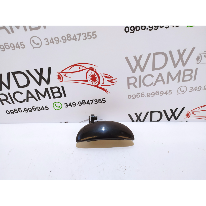 MANIGLIA ESTERNA PORTA ANTERIORE DESTRO DX USATO NERA PEUGEOT 107 1.0 (2005\2014) 