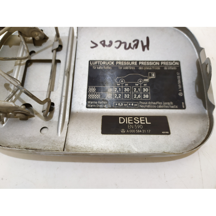 A1695840317 SPORTELLO SPORTELLINO CARBURANTE USATO GRIGIO MERCEDES CLASSE A (W169) (2004\2012)