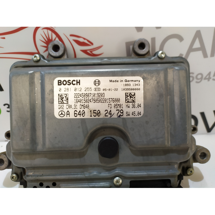 A6401502479 CENTRALINA MOTORE BOSCH USATO MERCEDES CLASSE A (W169) 2.0 (2004\2012)
