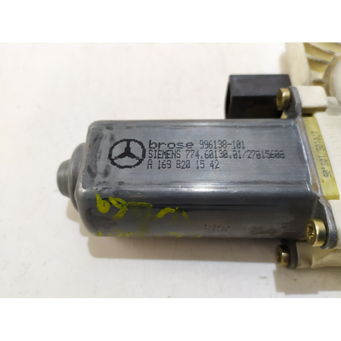 A1698201542 MOTORINO ALZAVETRO PORTA ANTERIORE SINISTRO SX USATO MERCEDES CLASSE A (W169) (2004\2012)